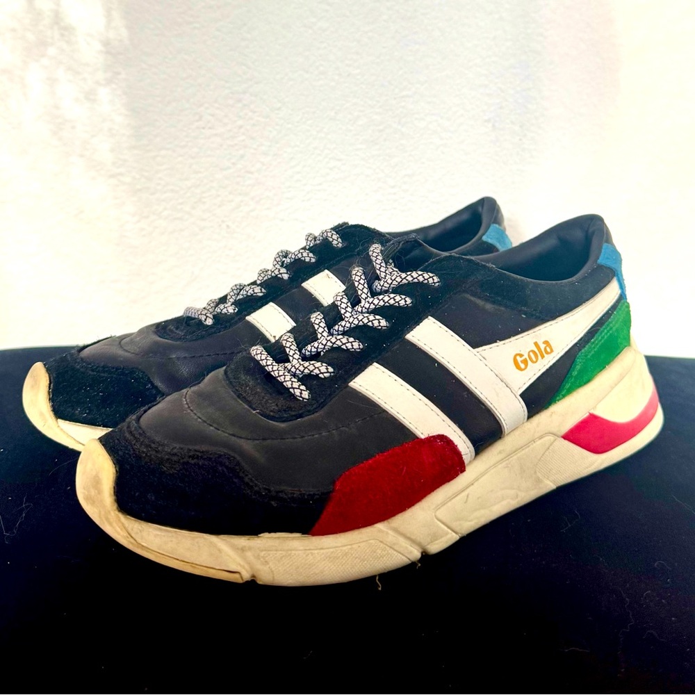 Gola Women's Black Multi-Color Athletic Sneakers